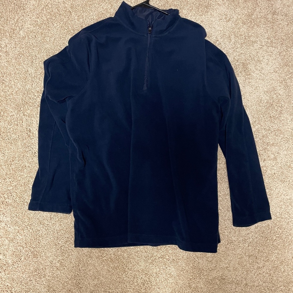 Mens banana republic fleece 3/4 zip